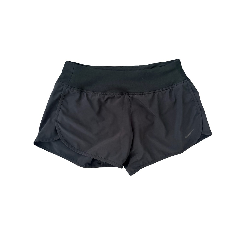 Nike Running Shorts Black Dri-FIT Zipper Pocket Women XS
